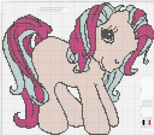 Baúl de Punto de Cruz: My Little Pony
