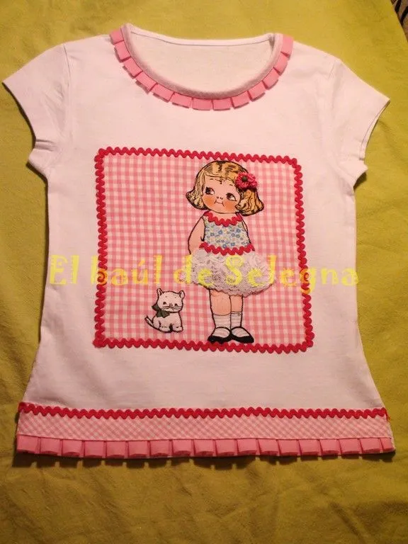 El baúl de Selegna: Camisetas con muñecas recortables El baúl de Selegna: Camisetas con muñecas recortables