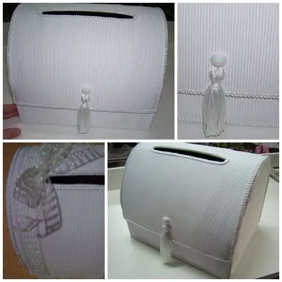 Cofre de Bodas en tela. | RECREAR - MANUALIDADES - ARTE Cofre de Bodas en tela. | RECREAR - MANUALIDADES - ARTE