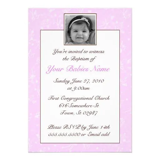 Modelo de invitación de bautizo en zazzle - Imagui Modelo de invitación de bautizo en zazzle - Imagui