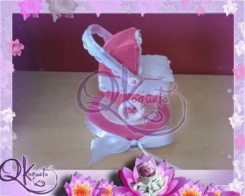 Bautizo: Detalle para Tarta. Cochecito de Bebe - koqueteando Bautizo: Detalle para Tarta. Cochecito de Bebe - koqueteando