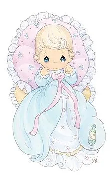 Bebe de bautizo para imprimir