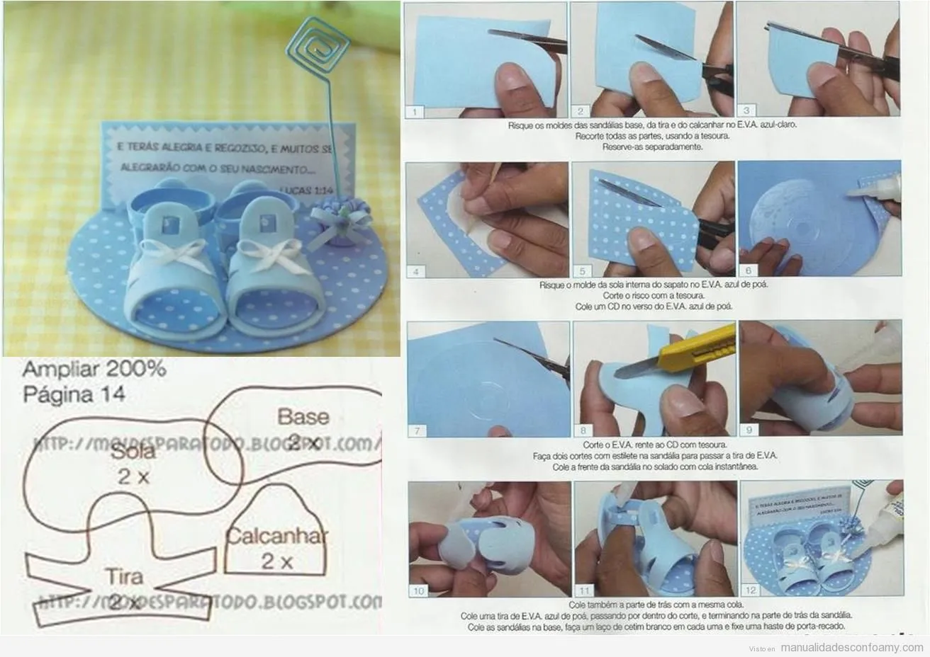 Molde y tutorial para hacer unos zapatitos de goma eva, paso a ... Molde y tutorial para hacer unos zapatitos de goma eva, paso a ...