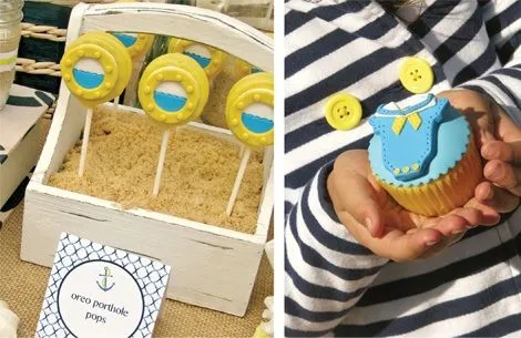 Bautizo para niño marinero