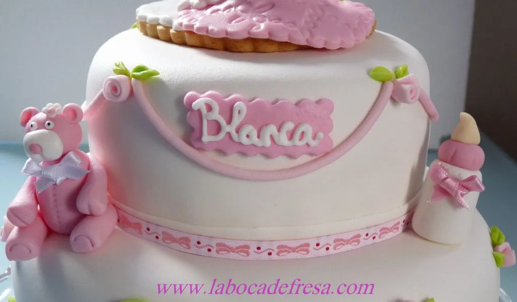 de los dos bautizos realice una tarta especial para bebes y unas ...