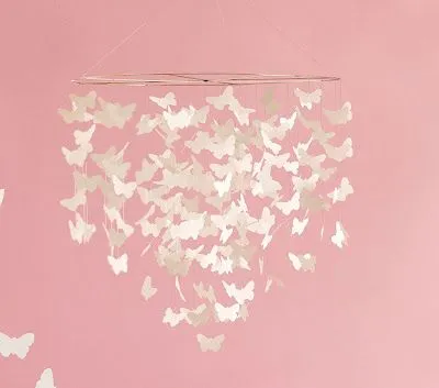 el bazar de la felicidad: Móvil de mariposas de papel el bazar de la felicidad: Móvil de mariposas de papel