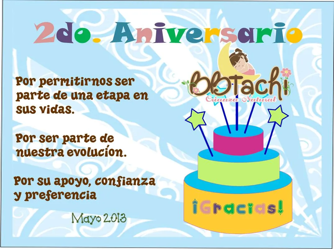 BB Tachi Crianza Natural: Aniversario y Feliz 10 de Mayo!!! BB Tachi Crianza Natural: Aniversario y Feliz 10 de Mayo!!!