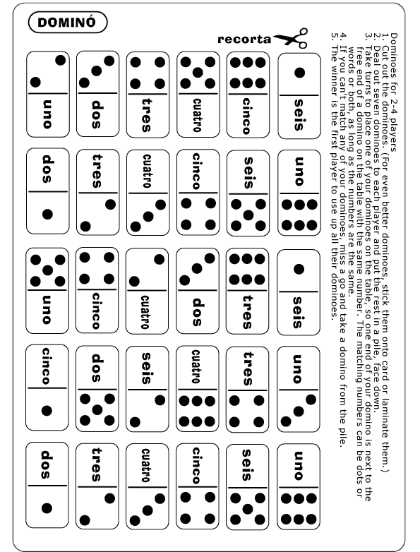 BBC - Schools - Primary Spanish - Worksheet