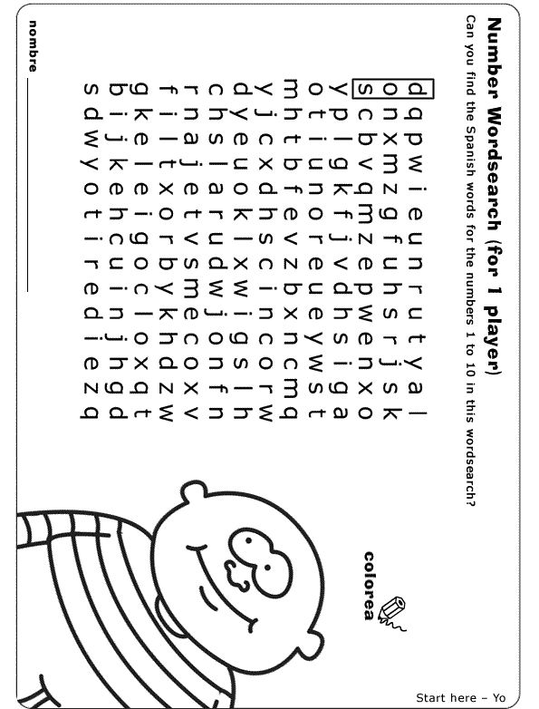 BBC - Schools - Primary Spanish - Worksheet