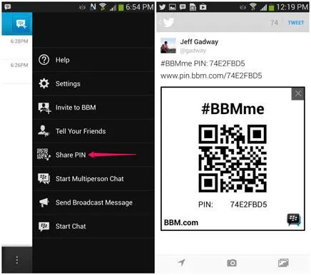 BBM para Android se actualiza, ahora con categorías para contactos ...