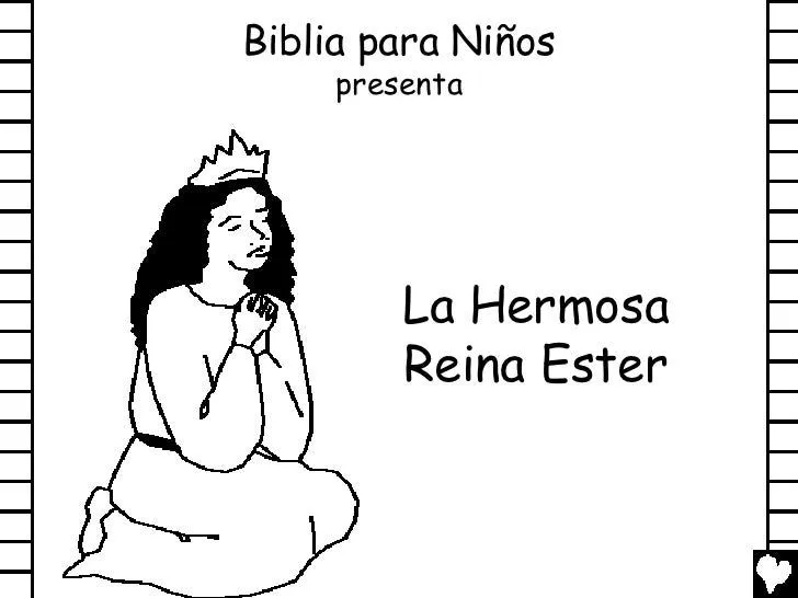 Beautiful queen esther spanish cb