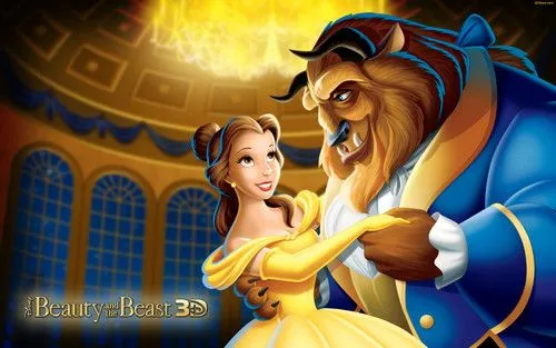 Beauty And The Beast 3D - princesas de disney fondo de pantalla ...