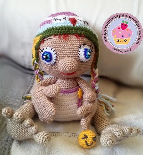 Bebé amigurumi en crochet | Labores de Najma