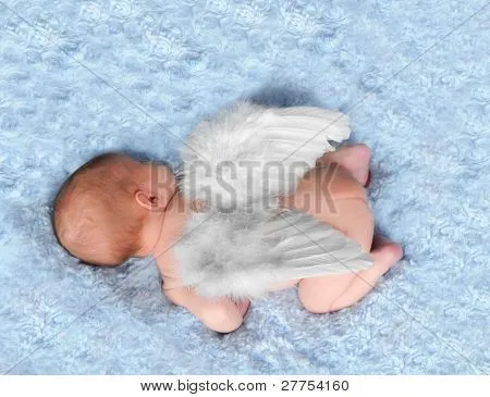 Bebé angel durmiendo - Imagui