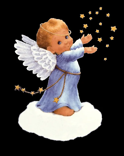 Bebé angel niño de caricatura - Imagui