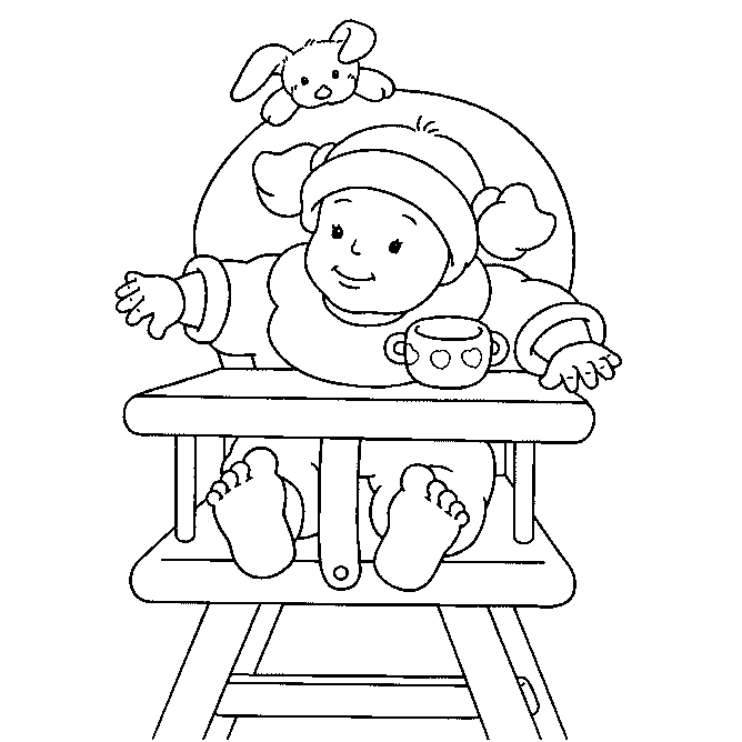 DIBUJOS DE BEBESITOS Y NIÑITOS PARA PINTAR - Imagui