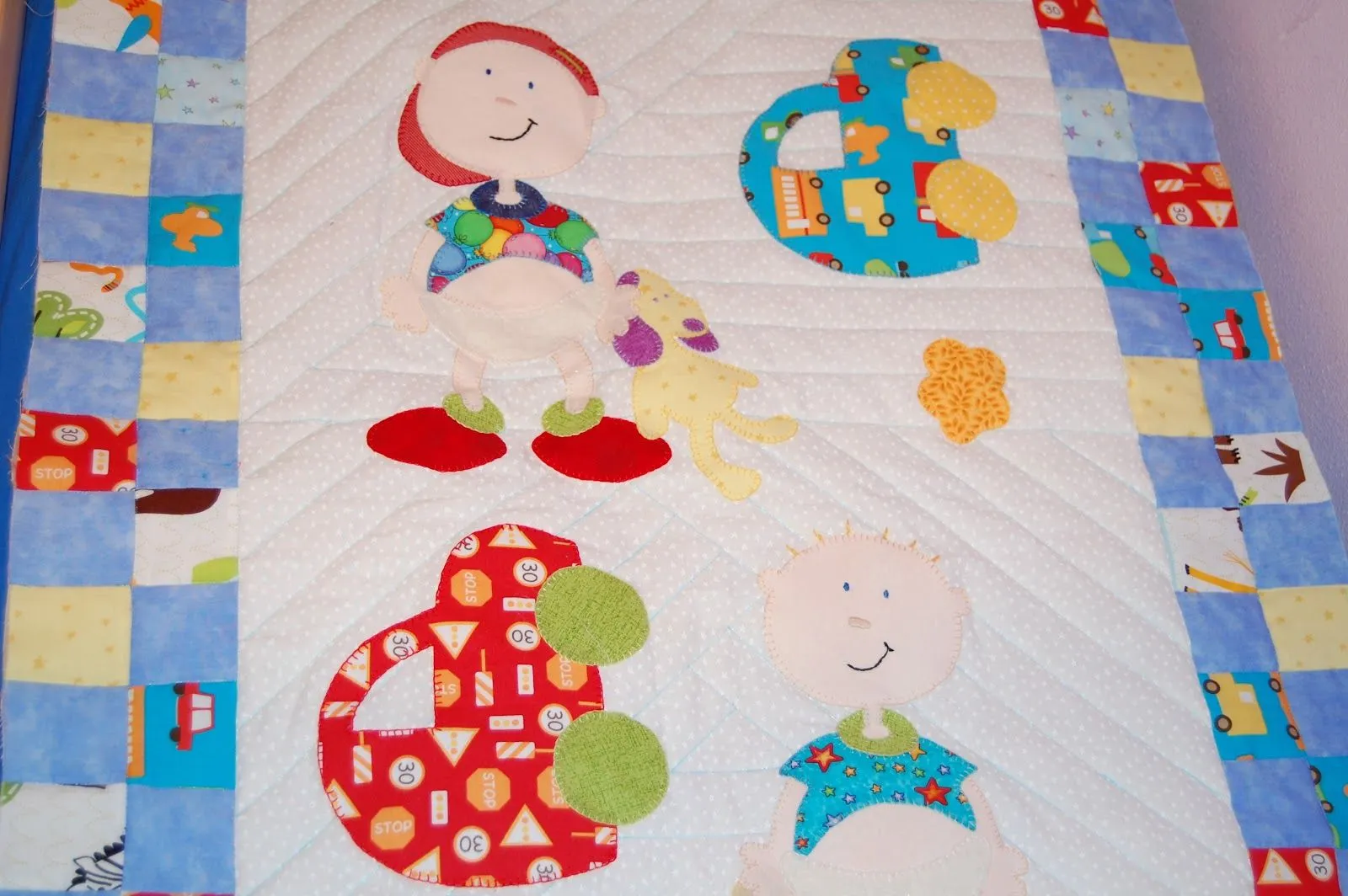 Una B para mi bebé: Mis colchas de cuna