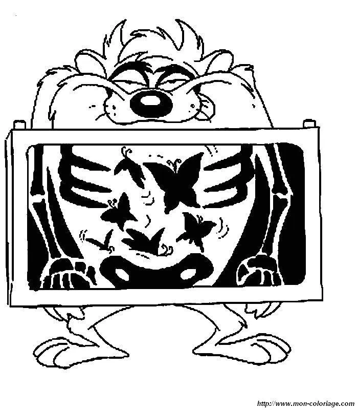 Bebé demonio de Tasmania Colouring Pages (page 2) Bebé demonio de Tasmania Colouring Pages (page 2)