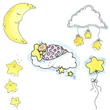 dibujos bebes durmiendo