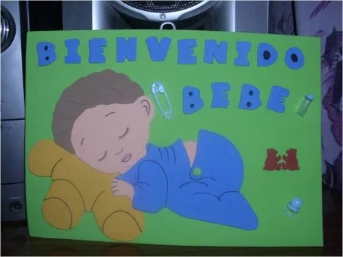 Tierno bebé durmiendo en foami - Imagui