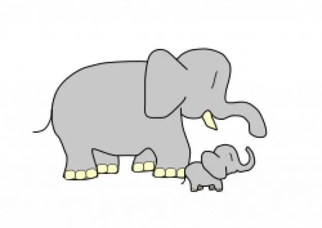 bebé elefante | Descargar Vectores gratis