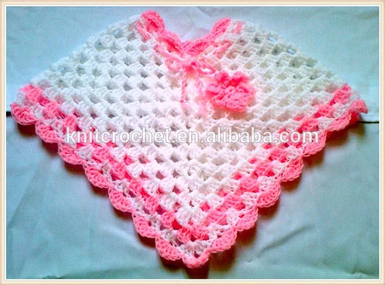 Del bebé del ganchillo Poncho traje, Recién nacido bebé de la ... Del bebé del ganchillo Poncho traje, Recién nacido bebé de la ...