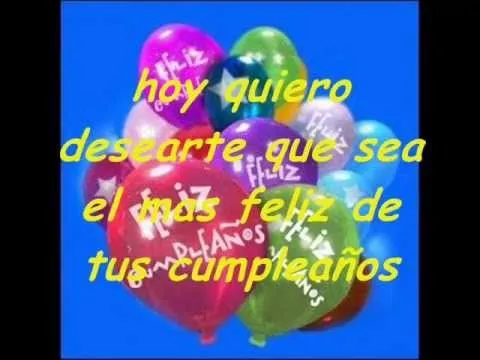 PARA TI MI BEBE HERMOSO FELIZ CUMPLEAÑOS - YouTube PARA TI MI BEBE HERMOSO FELIZ CUMPLEAÑOS - YouTube