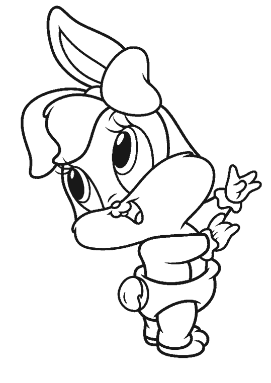 Dibujos para colorear lunituns bebés - Imagui