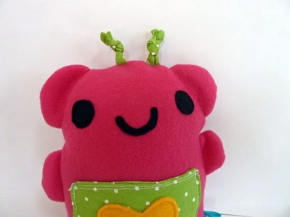 Bebé monstruo Marsupial peluche lindo Kawaii por SquirrelNap Bebé monstruo Marsupial peluche lindo Kawaii por SquirrelNap