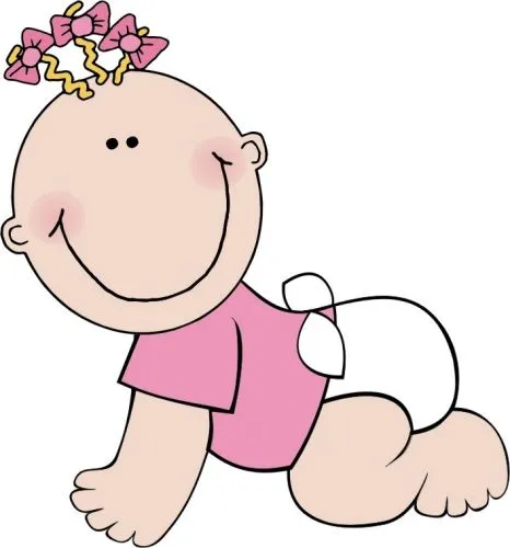Bebé niña dibujos - Imagui