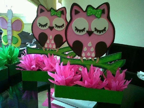 Centro de mesas de lechuza - Imagui