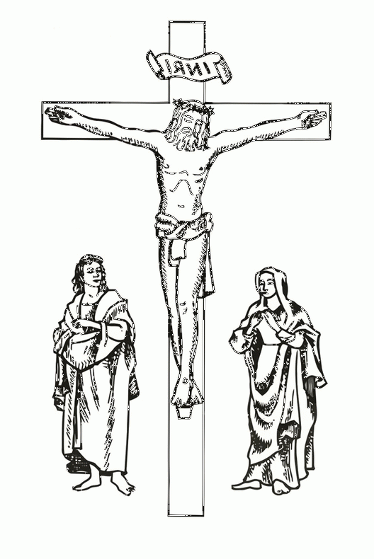 Jesus azotado y crucificado para colorear - Imagui