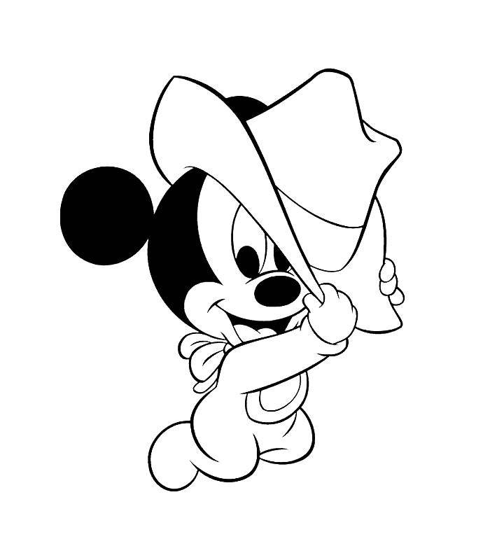 Bebes para colorear, pintar e imprimir