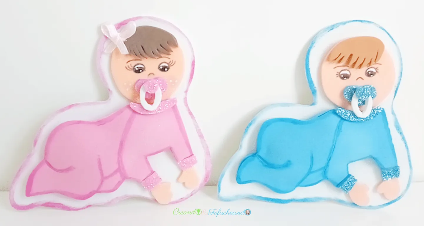 Bebés Gateando en Goma eva / Recuerdo para Baby Shower, Nacimientos, Bautizos | Creando y Fofucheando Bebés Gateando en Goma eva / Recuerdo para Baby Shower, Nacimientos, Bautizos | Creando y Fofucheando