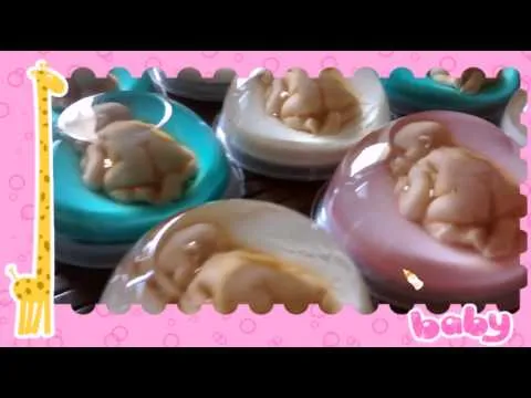 Bebés de gelatina para baby shower - YouTube