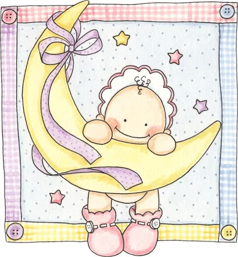 Bebes en la luna para imprimir-Imagenes y dibujos para imprimir