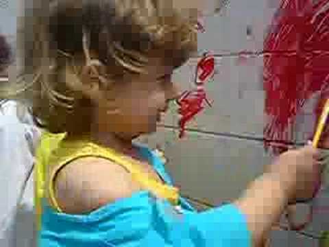 bebes pintando o sete - YouTube