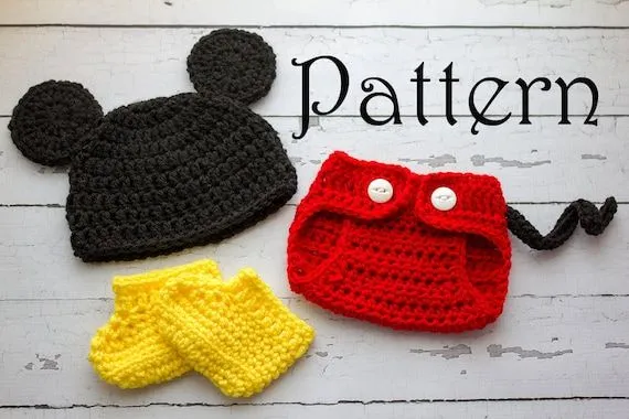 Patron disfraz Mickey Mouse tejido - Imagui Patron disfraz Mickey Mouse tejido - Imagui