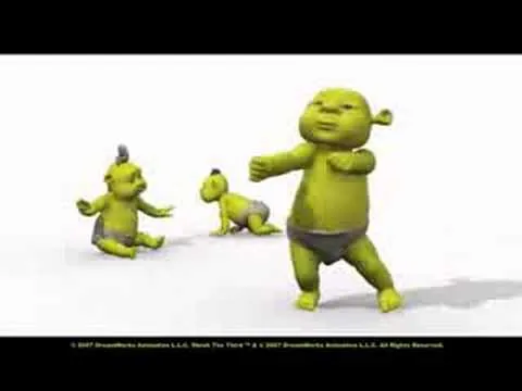 bebes de shrek - YouTube