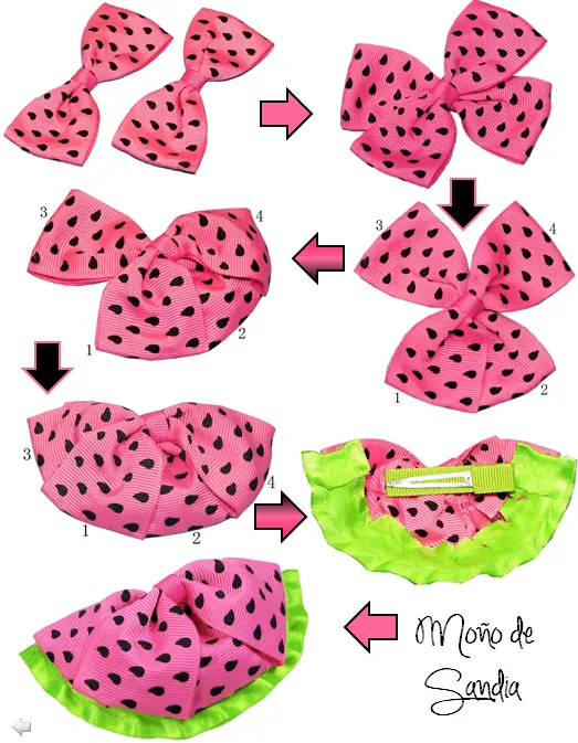 Beck's Crafts&Stuffs: TUTORIAL MONO DE SANDIA Beck's Crafts&Stuffs: TUTORIAL MONO DE SANDIA