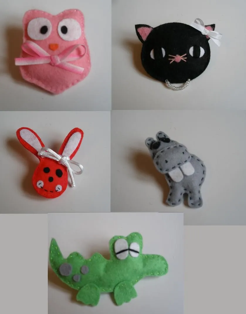 Bego arts: Broches de fieltro
