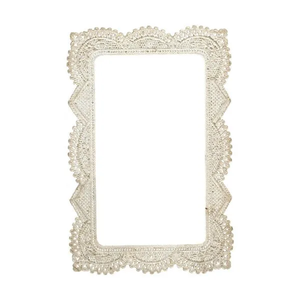 Beige Lace Frame-(SHOLT).png found on Polyvore | Scrap marcos con ...