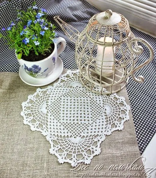 Bella carpeta cuadrada al crochet | Crochet y Dos agujas