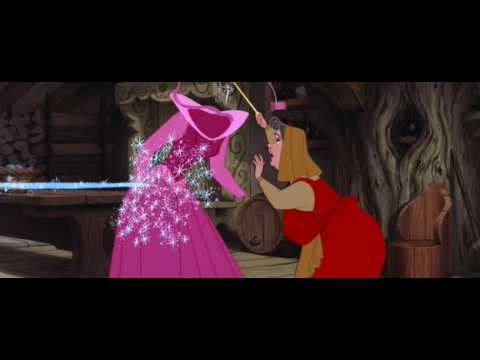 La Bella Durmiente - Asi se hace un vestido con magia :O - YouTube