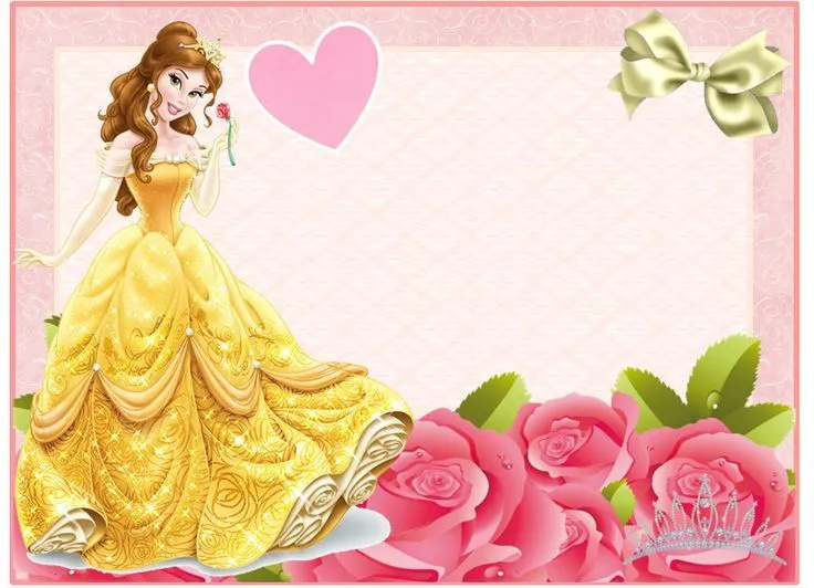 Bella: Invitaciones para Imprimir Gratis. | KIDS FRAMES ... Bella: Invitaciones para Imprimir Gratis. | KIDS FRAMES ...