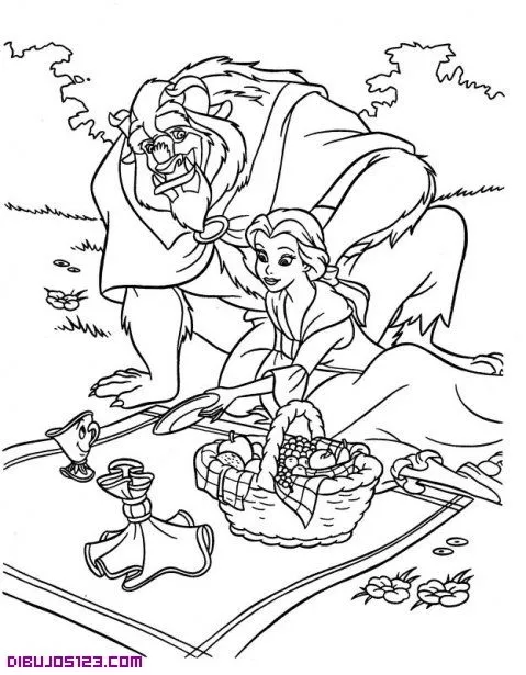 bella-y-bestia-en-el-campo- ...