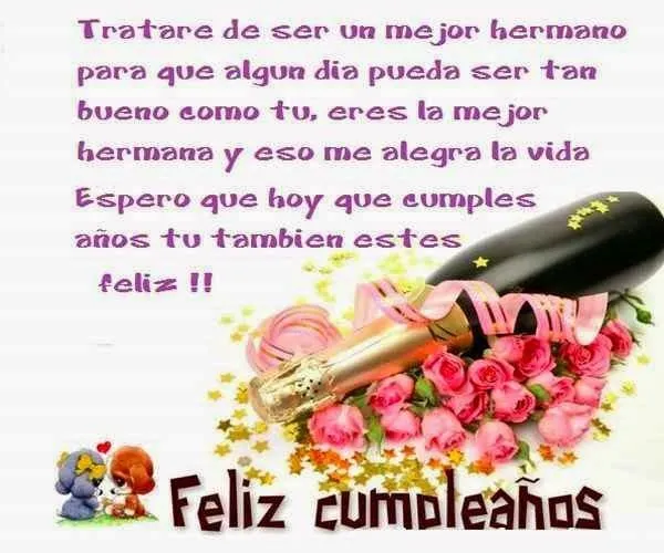 Bellas frases para una hermana mayor por su onomástico ~ Frases de ... Bellas frases para una hermana mayor por su onomástico ~ Frases de ...