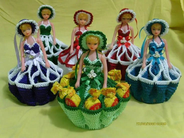 bellas muñecas dulceras con base de botellas plásticas...perfectos ... bellas muñecas dulceras con base de botellas plásticas...perfectos ...