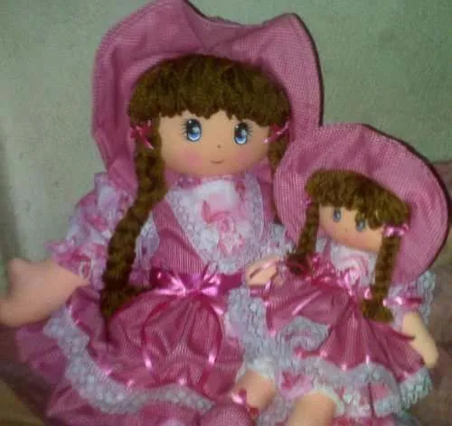 Bellas Muñecas De Trapo Para Adorno - BsF 550,00 en MercadoLibre ...