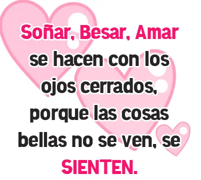 Las cosas bellas no se ven, se sienten - ∞ Solo Imagenes, Frases ...